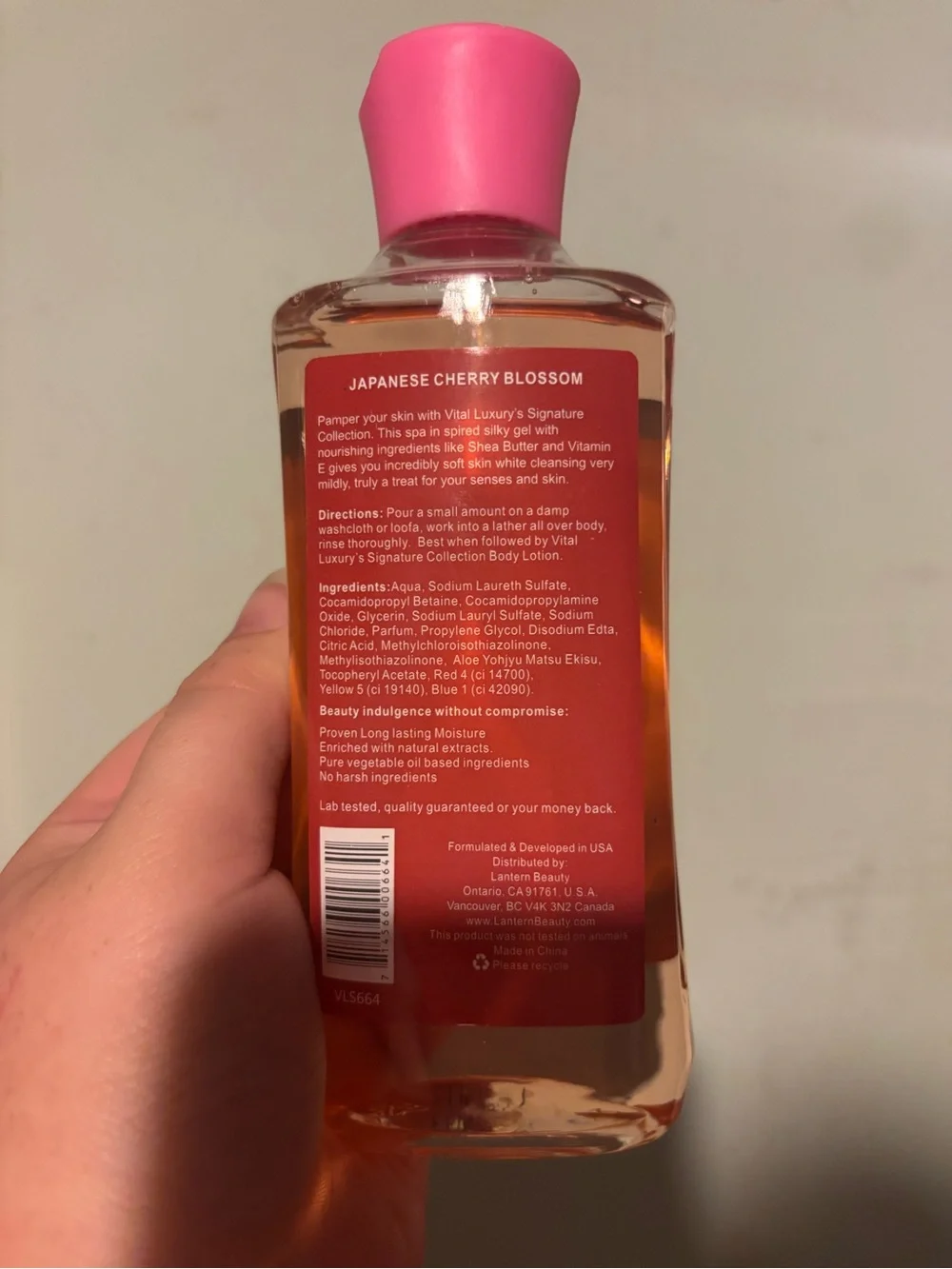 Japanese Cherry Blossom Shower Gel 10 oz